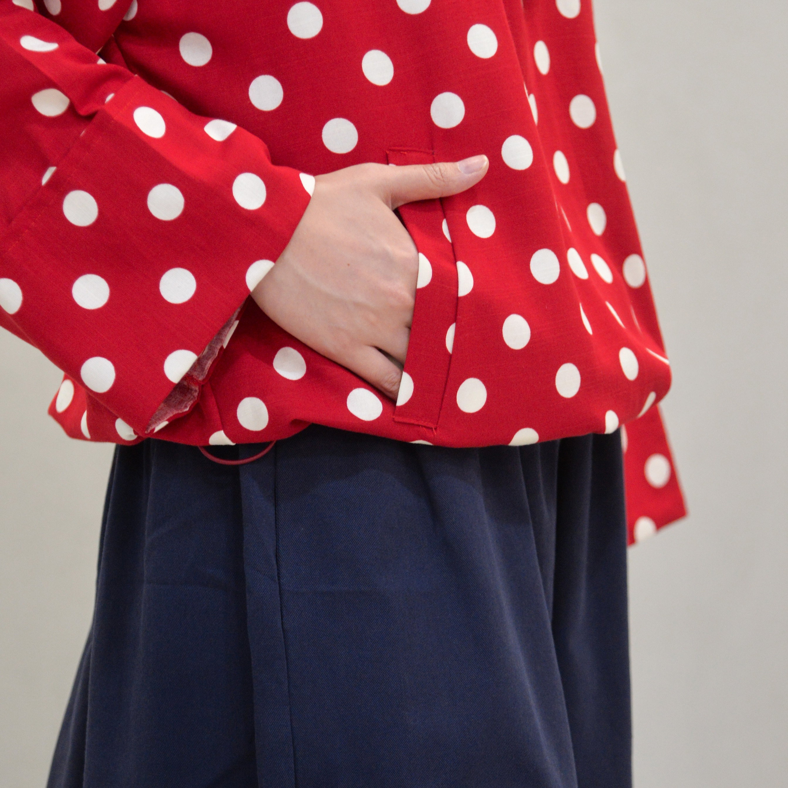 Chilla Blouse RedPolka