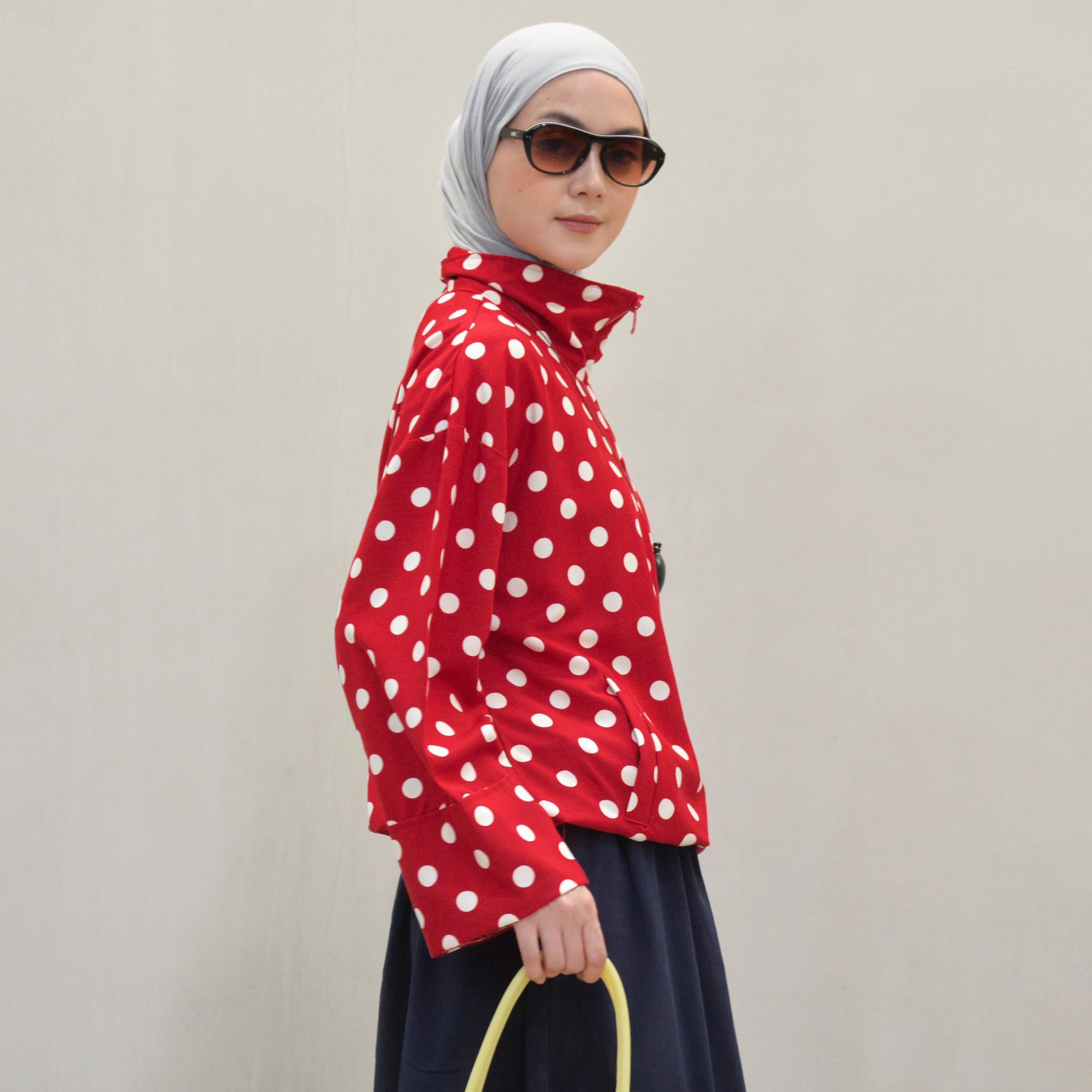 Chilla Blouse RedPolka