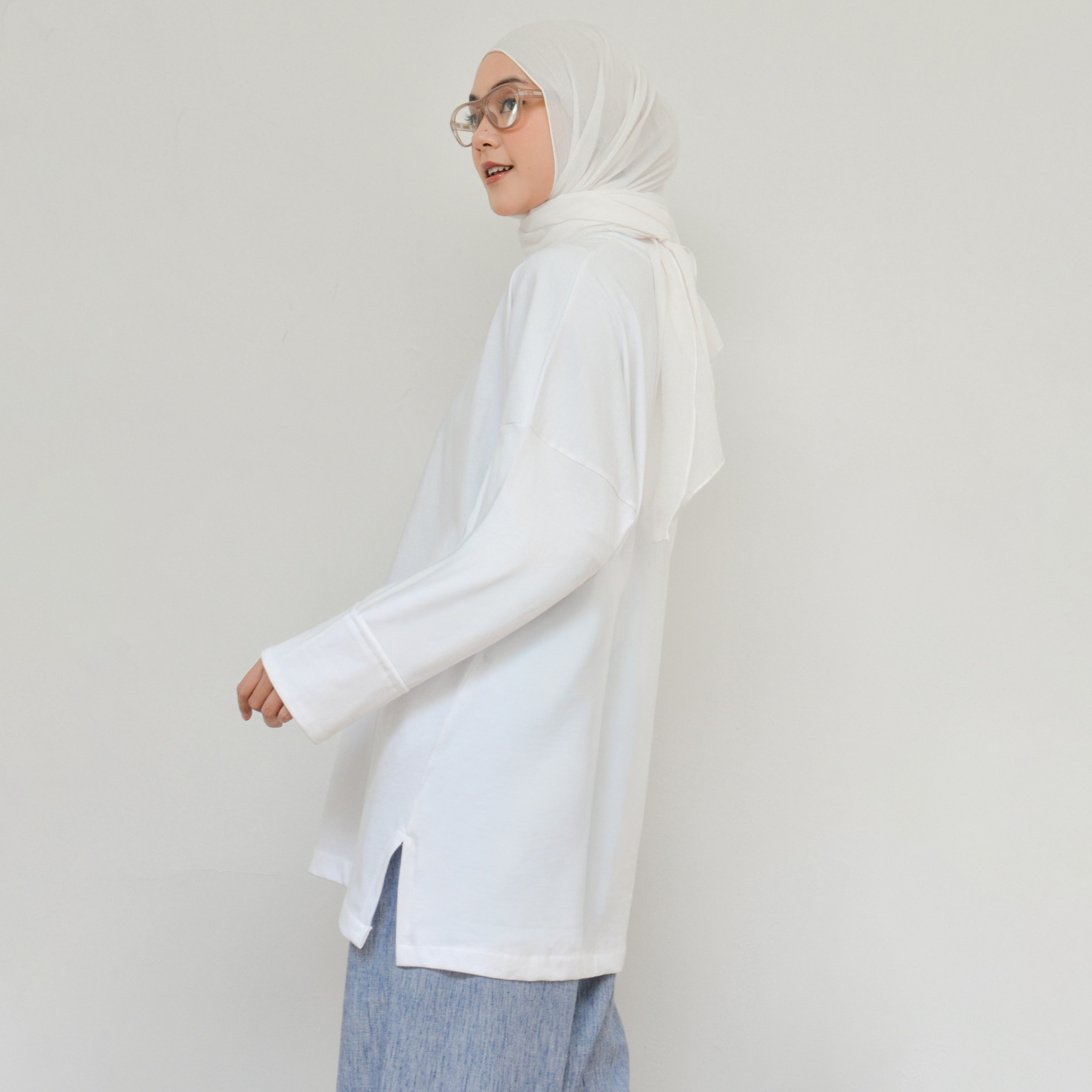 Cia Loose Top White