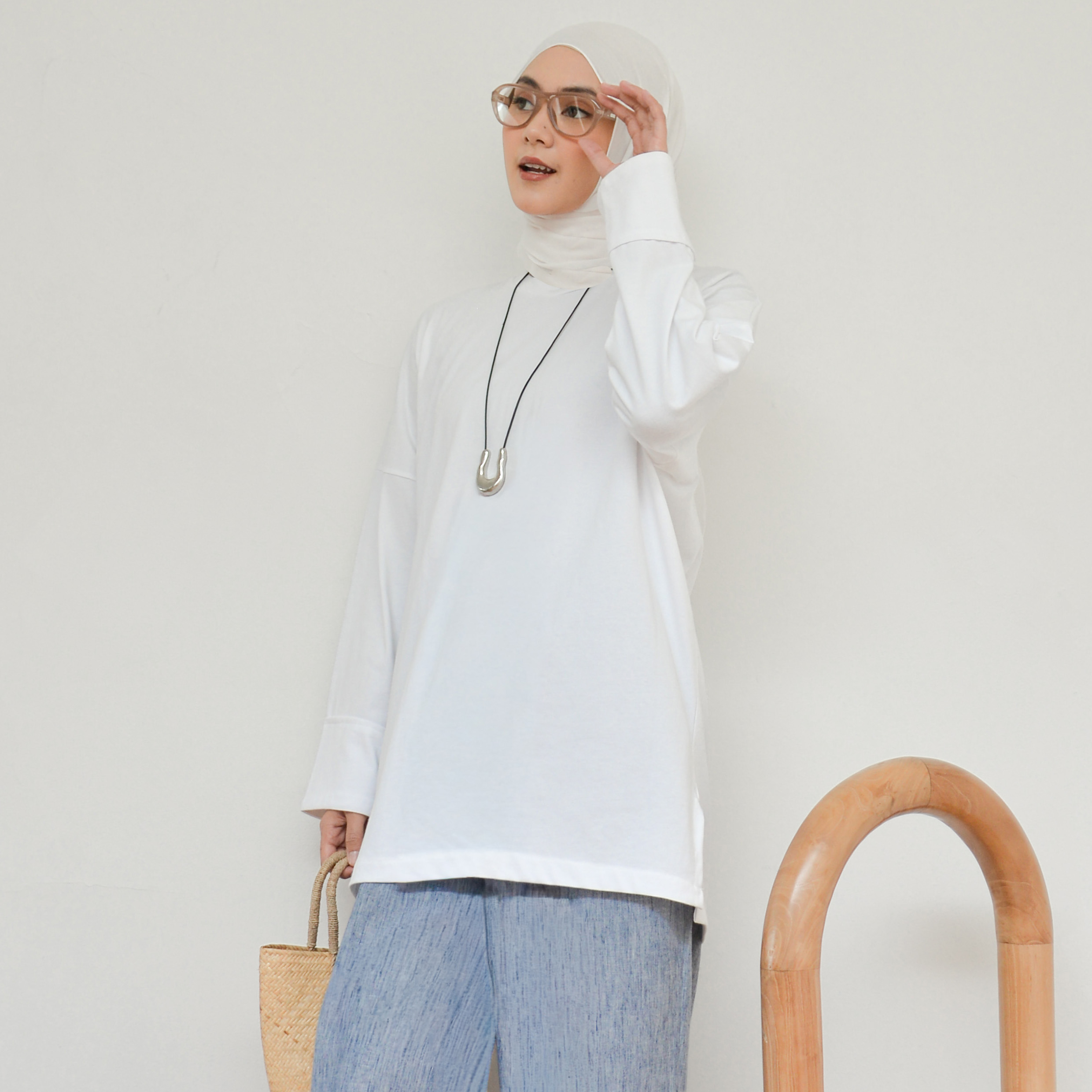 Cia Loose Top White
