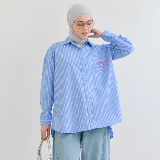 Image of Dhien Stripe Shirt Irish