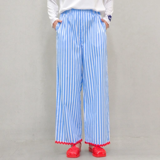 Enzy Stripe Pants BabyBlue