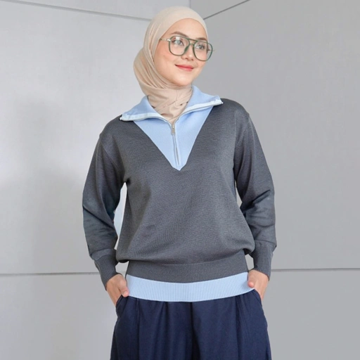 Fara Knit BlueGrey