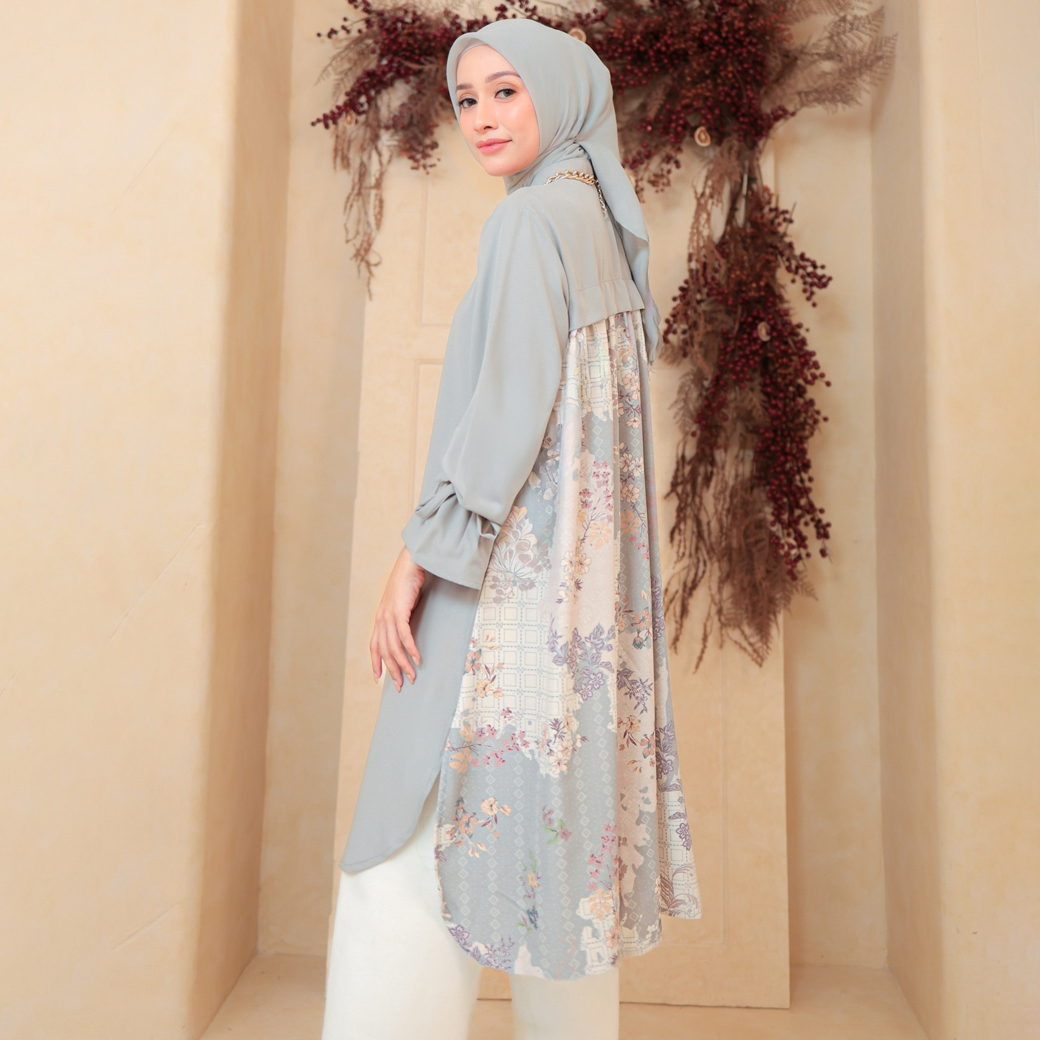 Ganika Tunik MistyGrey