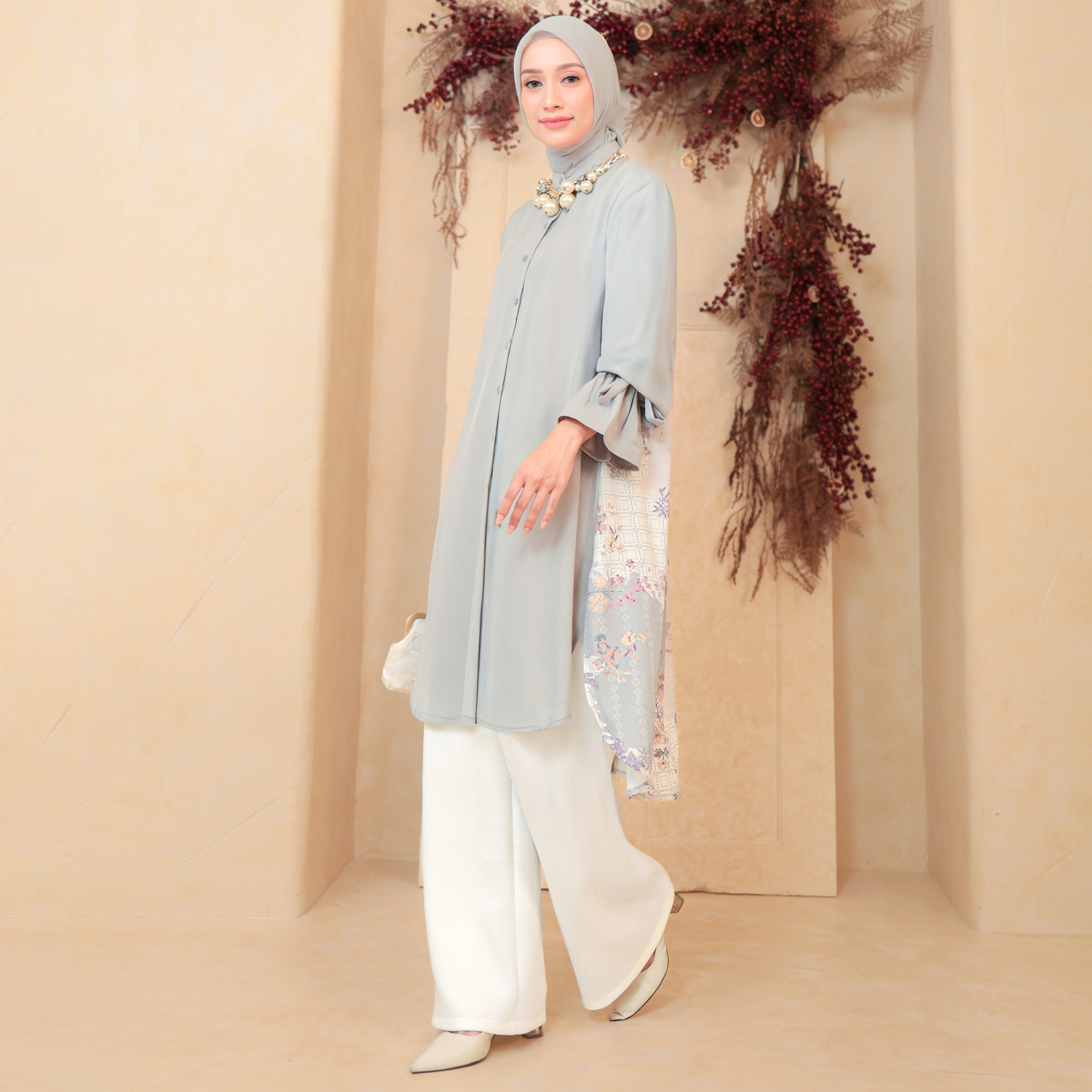 Ganika Tunik MistyGrey
