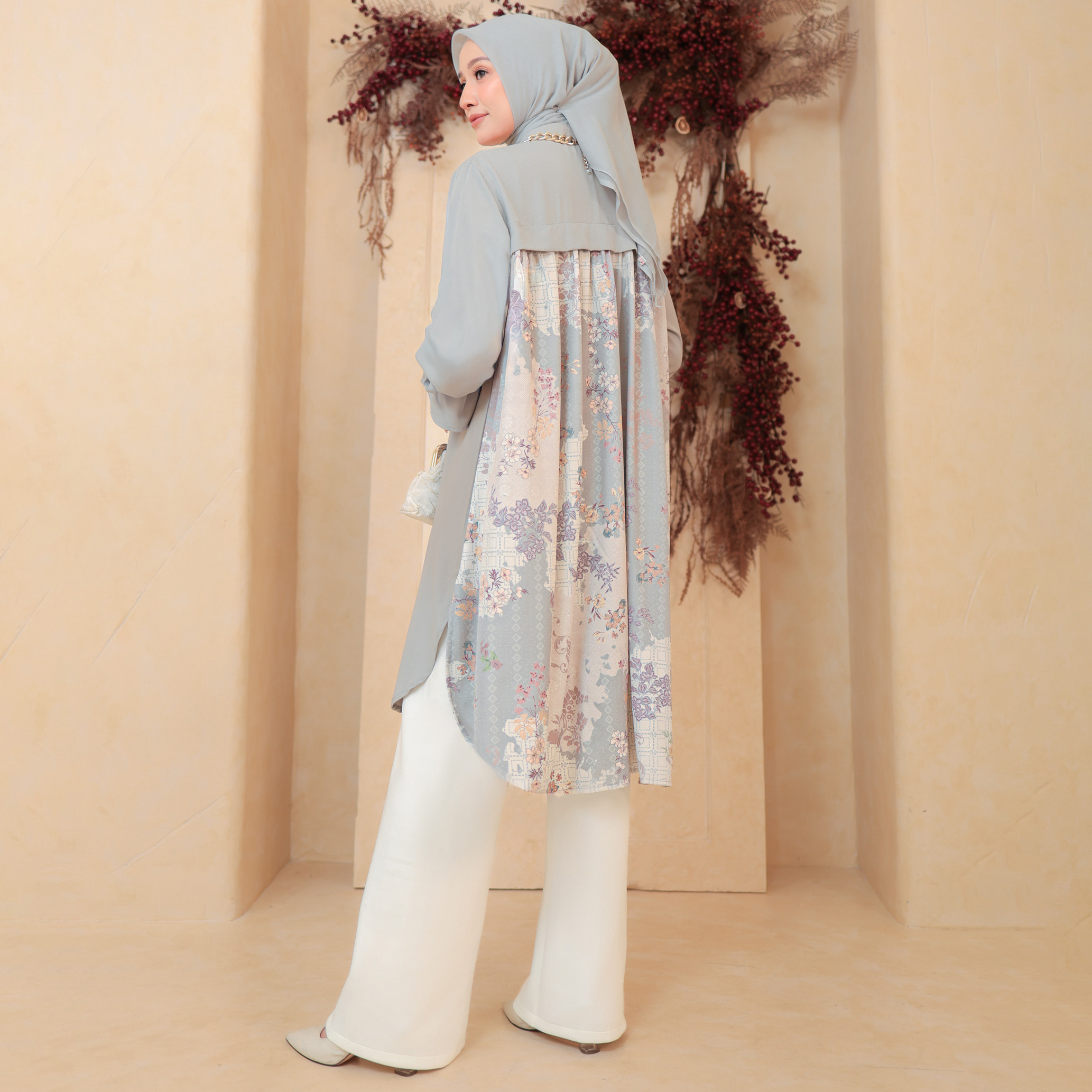 Ganika Tunik MistyGrey