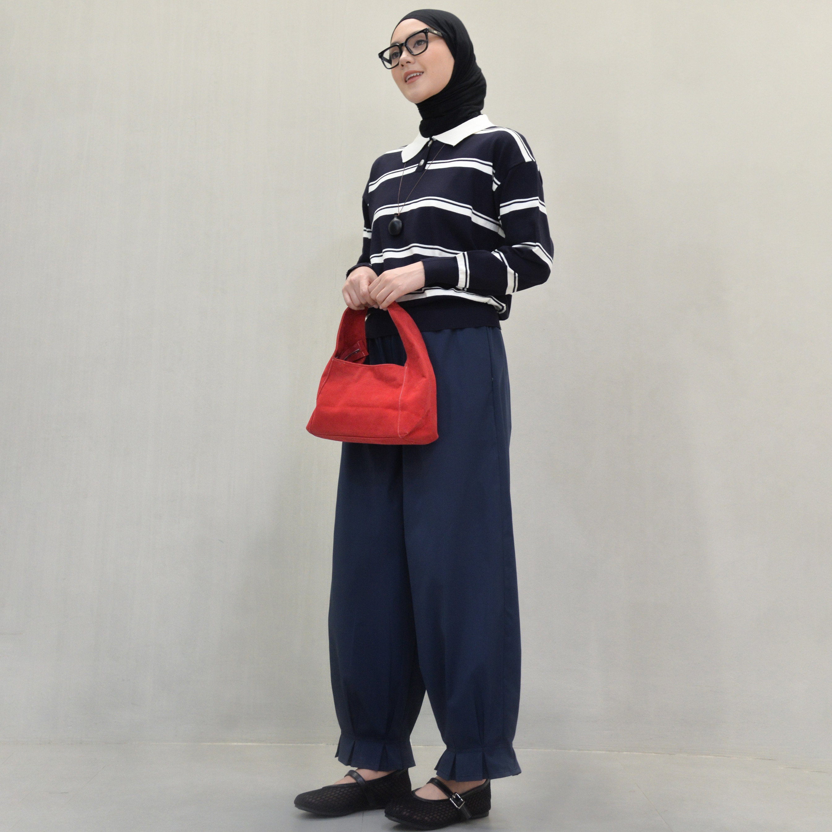 Geo Pants Blue