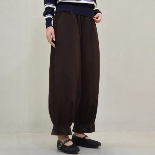 Geo Pants Mahogany