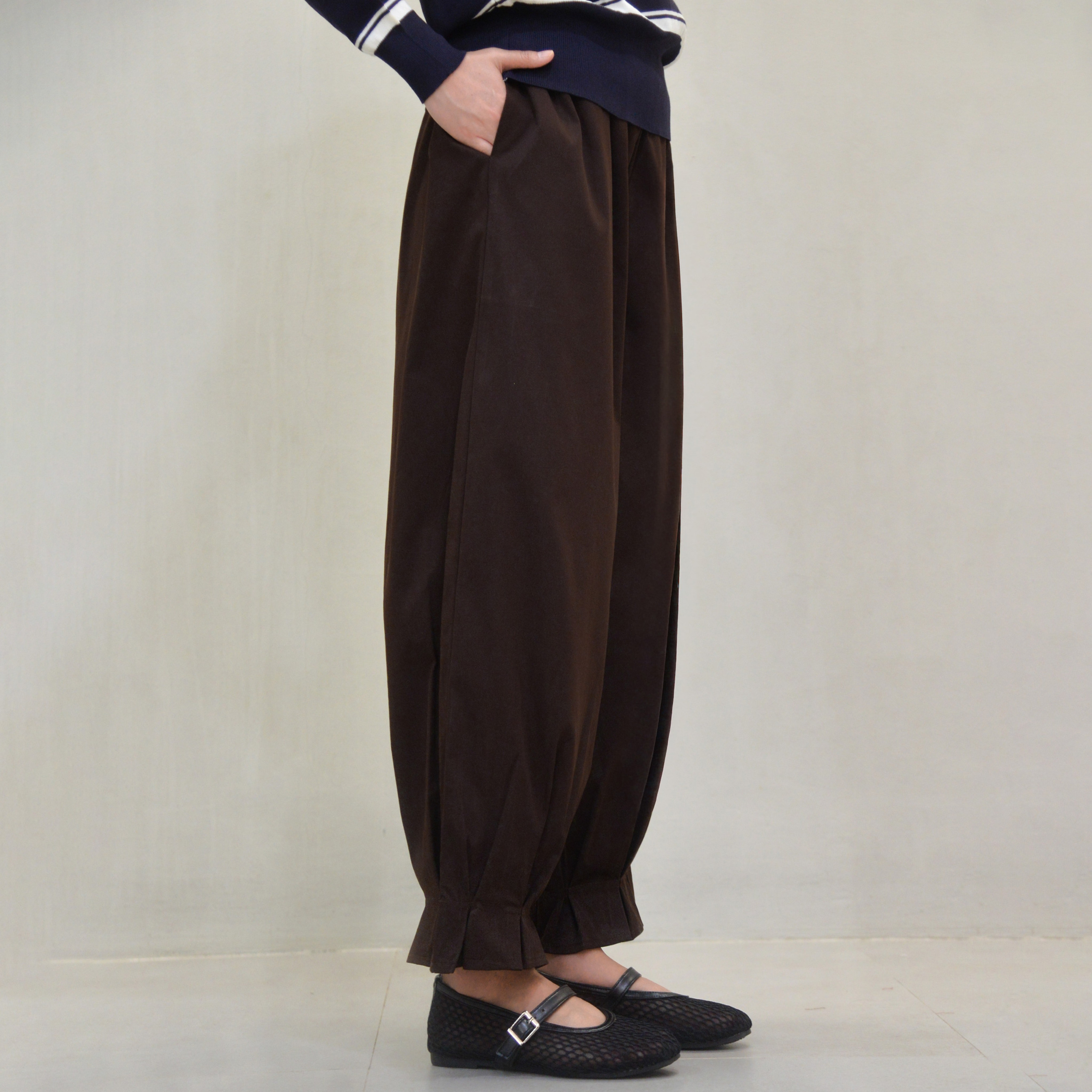 Geo Pants Mahogany