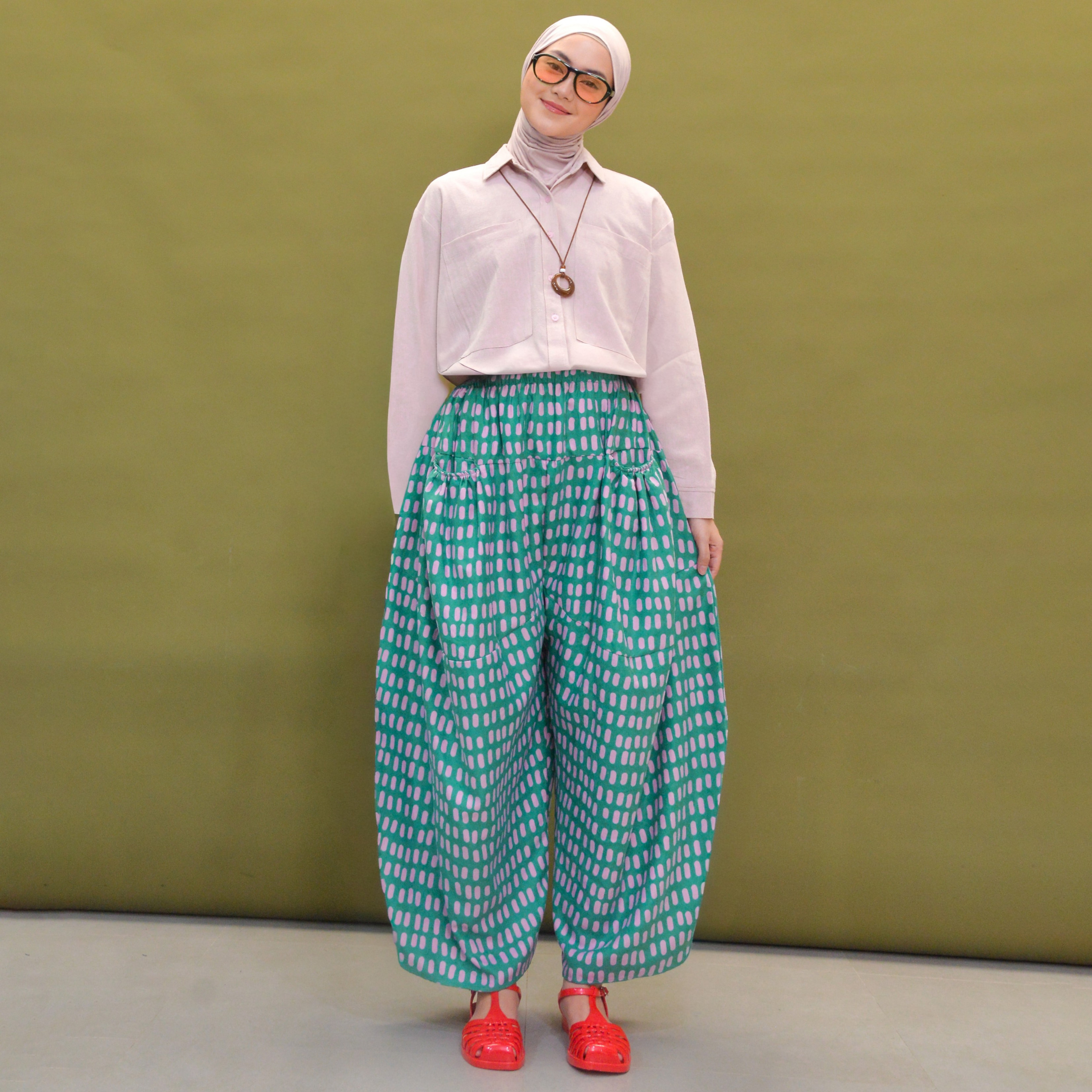 Hareem Printed Pants Bottle