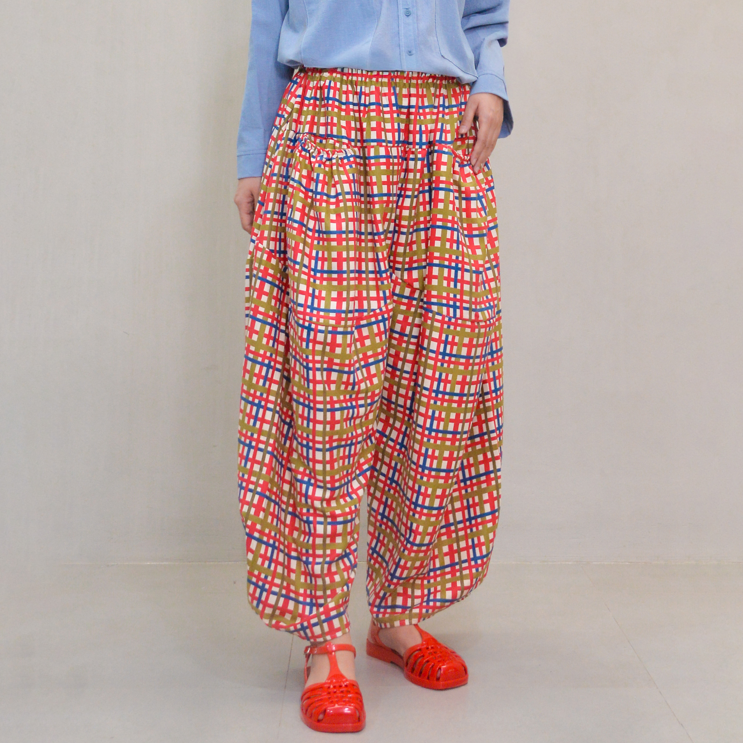 Hareem Printed Pants Clay