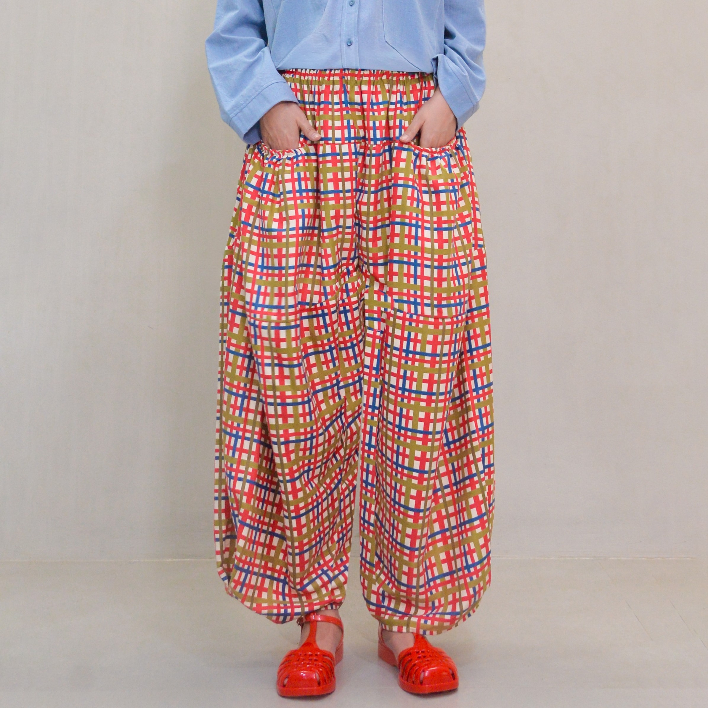 Hareem Printed Pants Clay