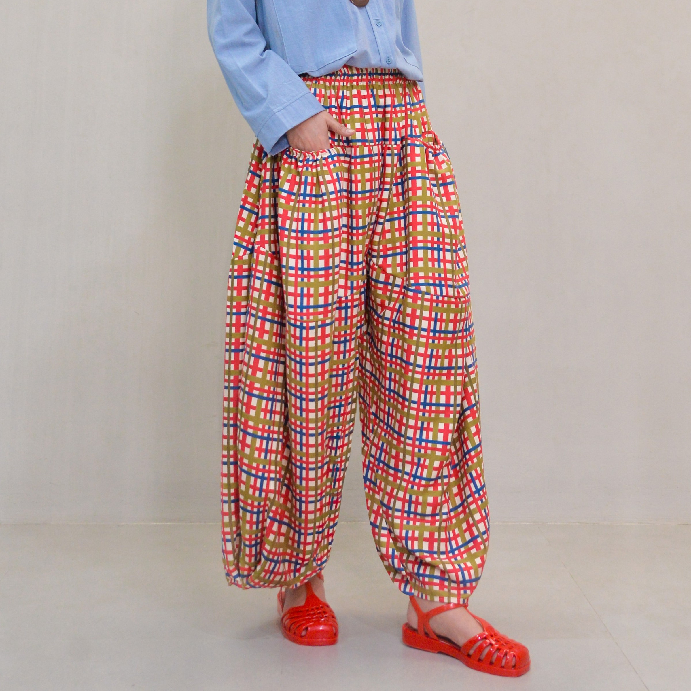 Hareem Printed Pants Clay