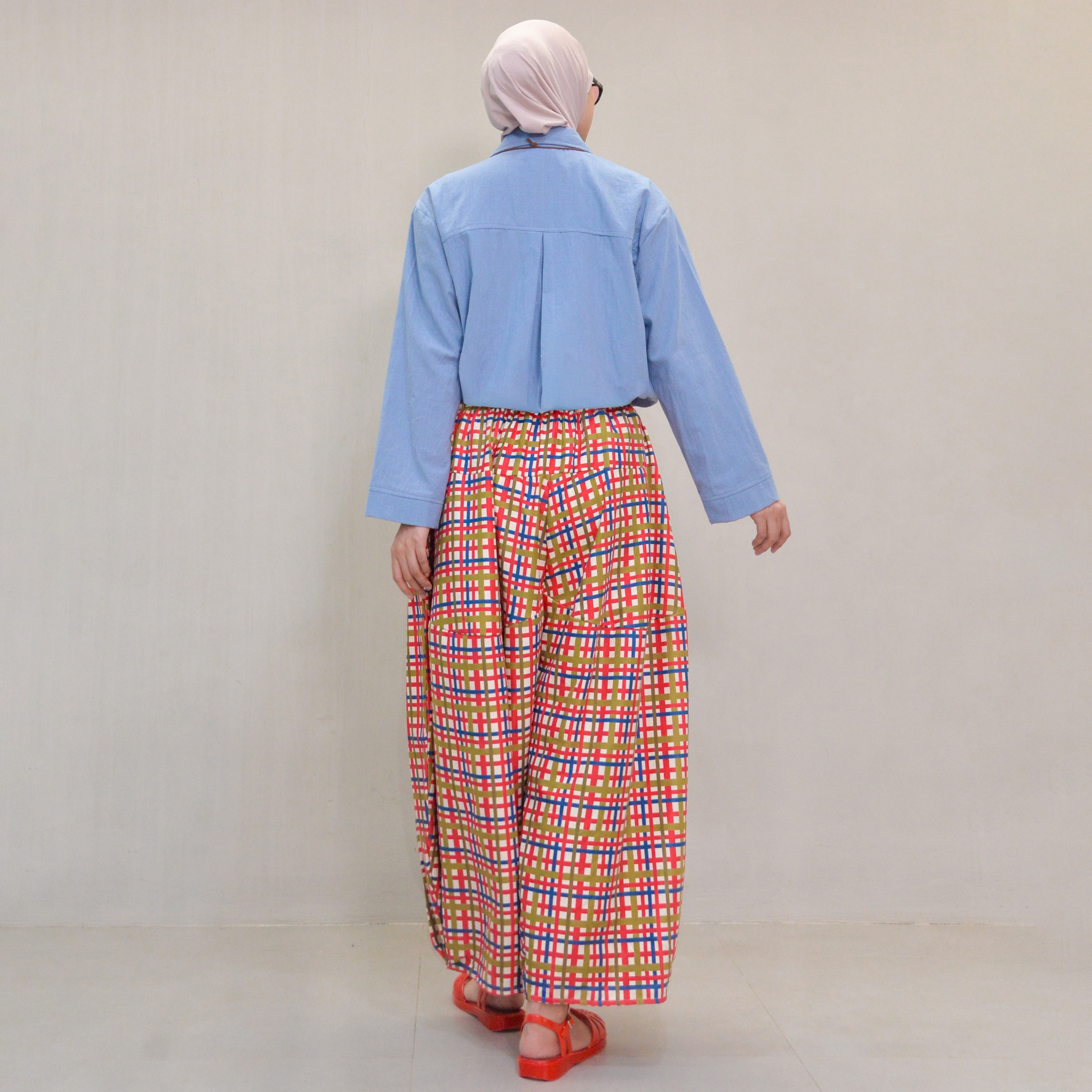 Hareem Printed Pants Clay