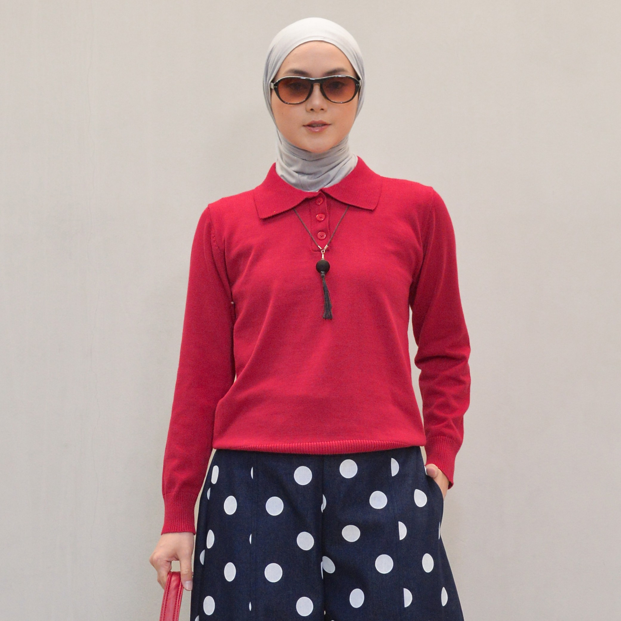 Leya Knit Cherry