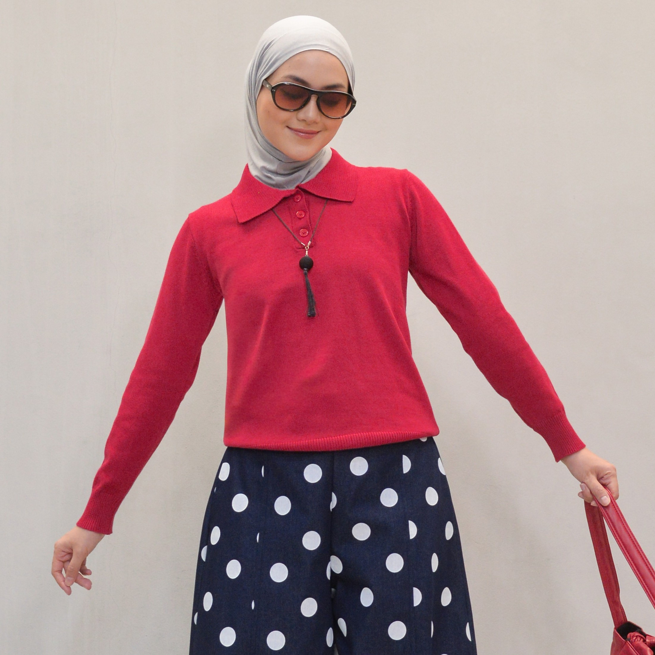 Leya Knit Cherry