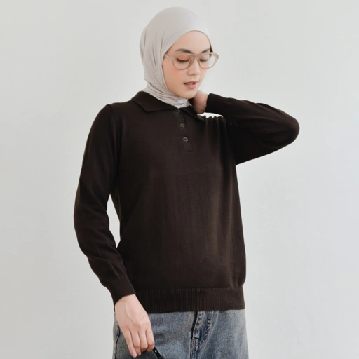 Image of Leya Knit CoffeeBrown