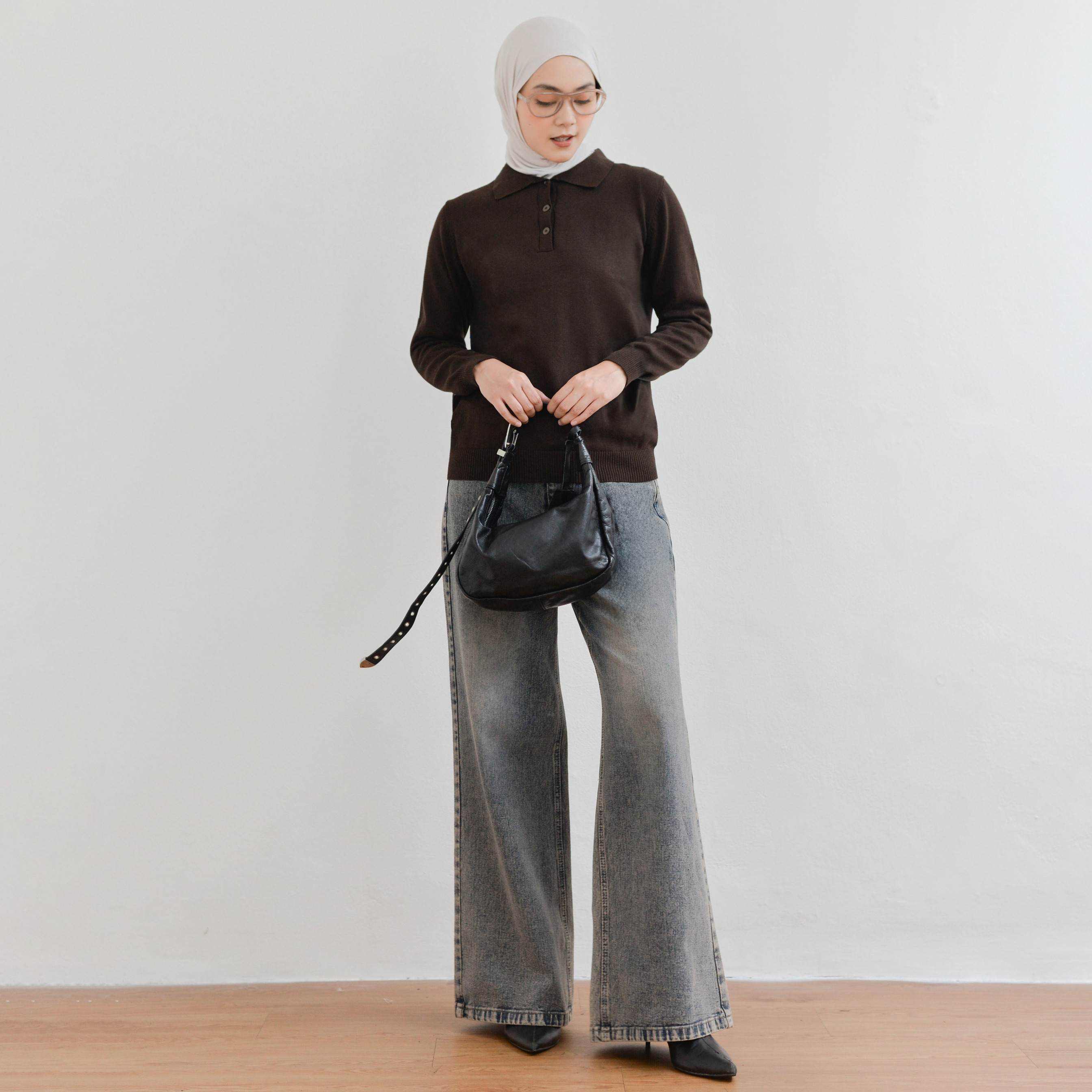 Leya Knit CoffeBrown