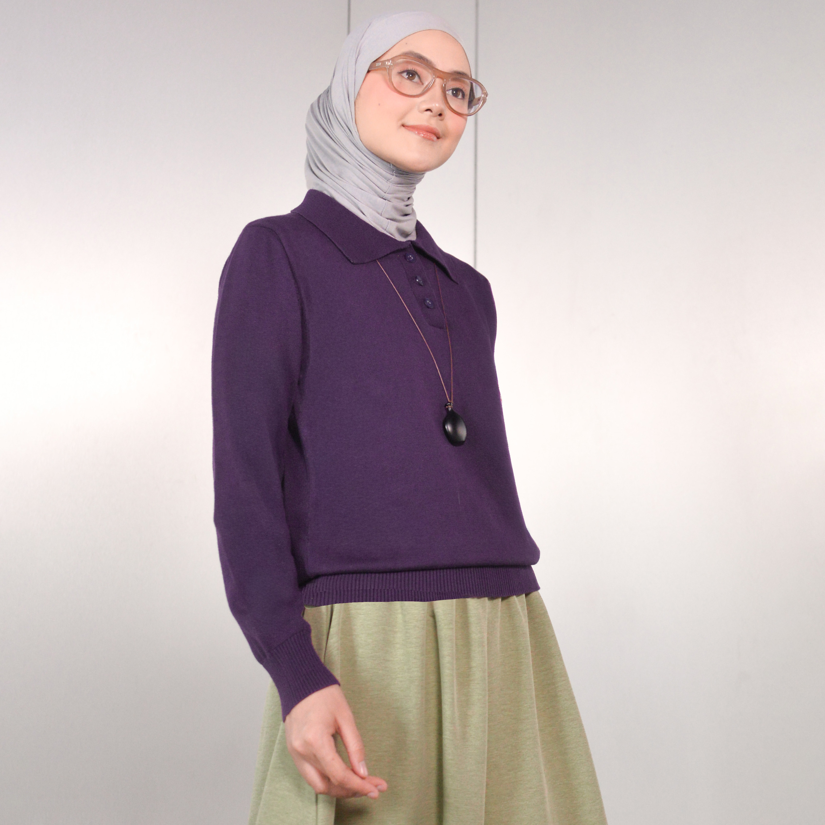 Leya Knit Grape