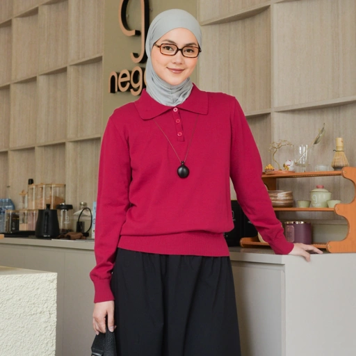 Image of Leya Knit Cherry