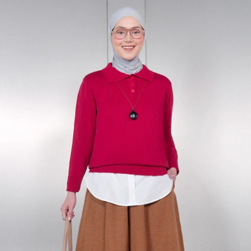 Leya Knit RedCherry