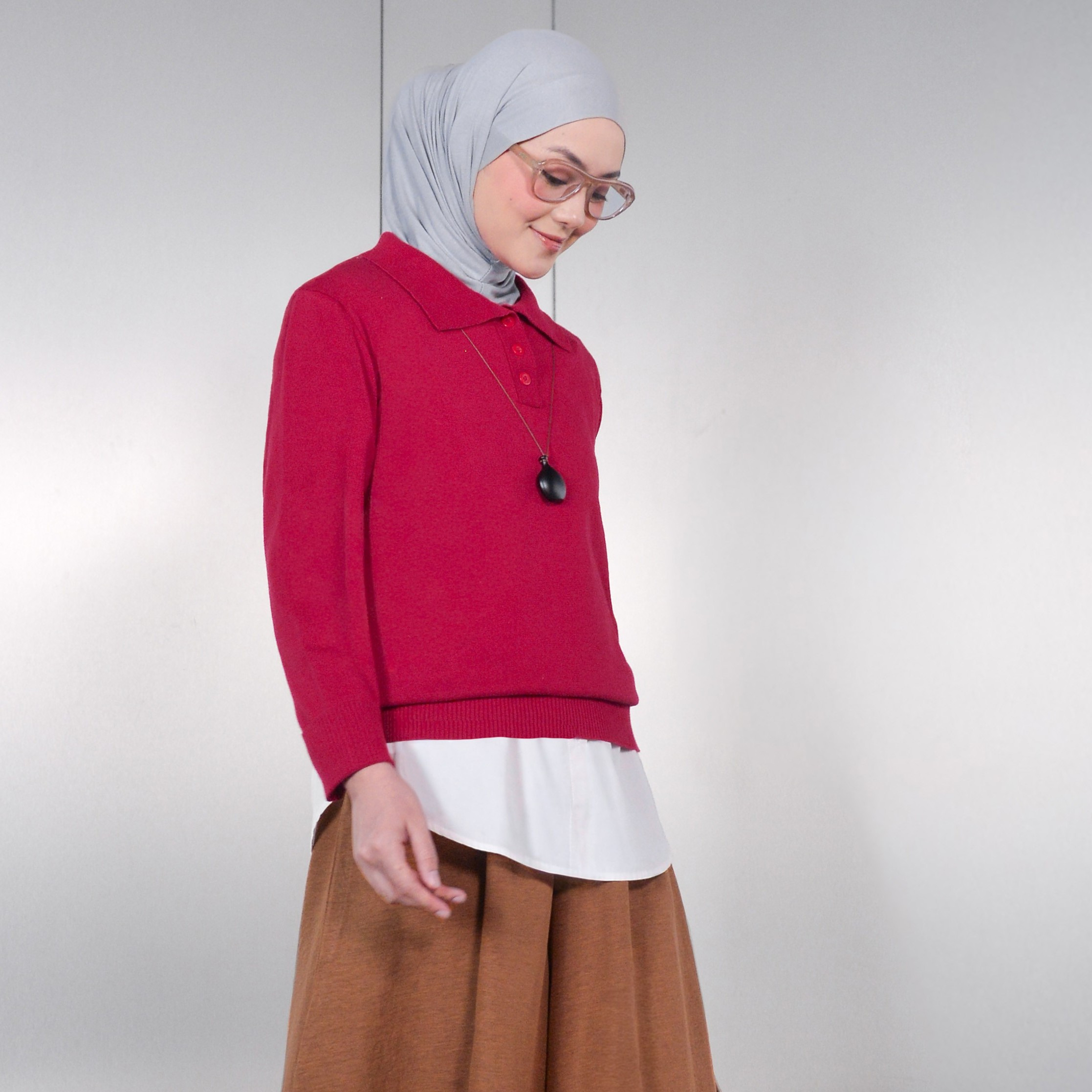 Leya Knit RedCherry