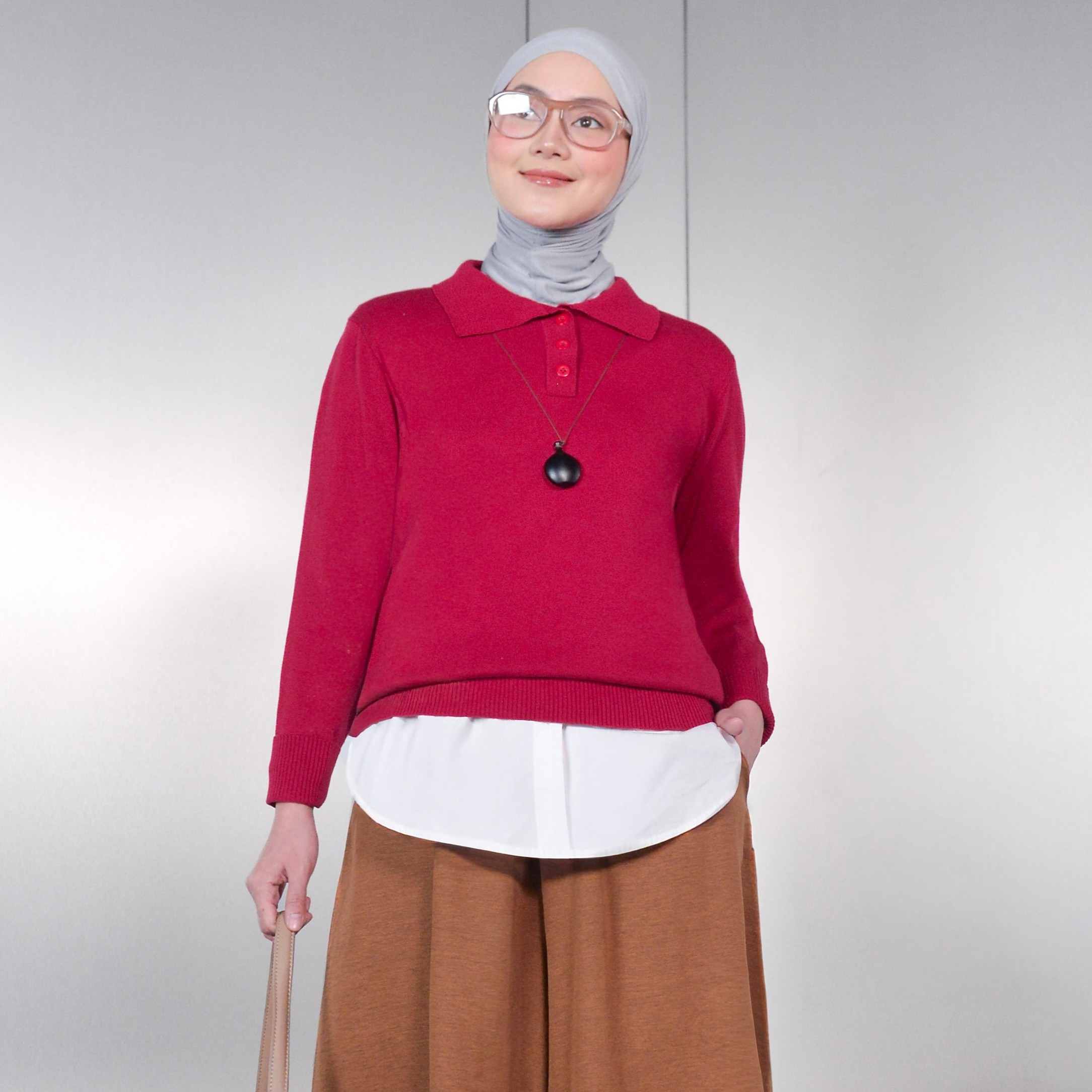 Leya Knit RedCherry