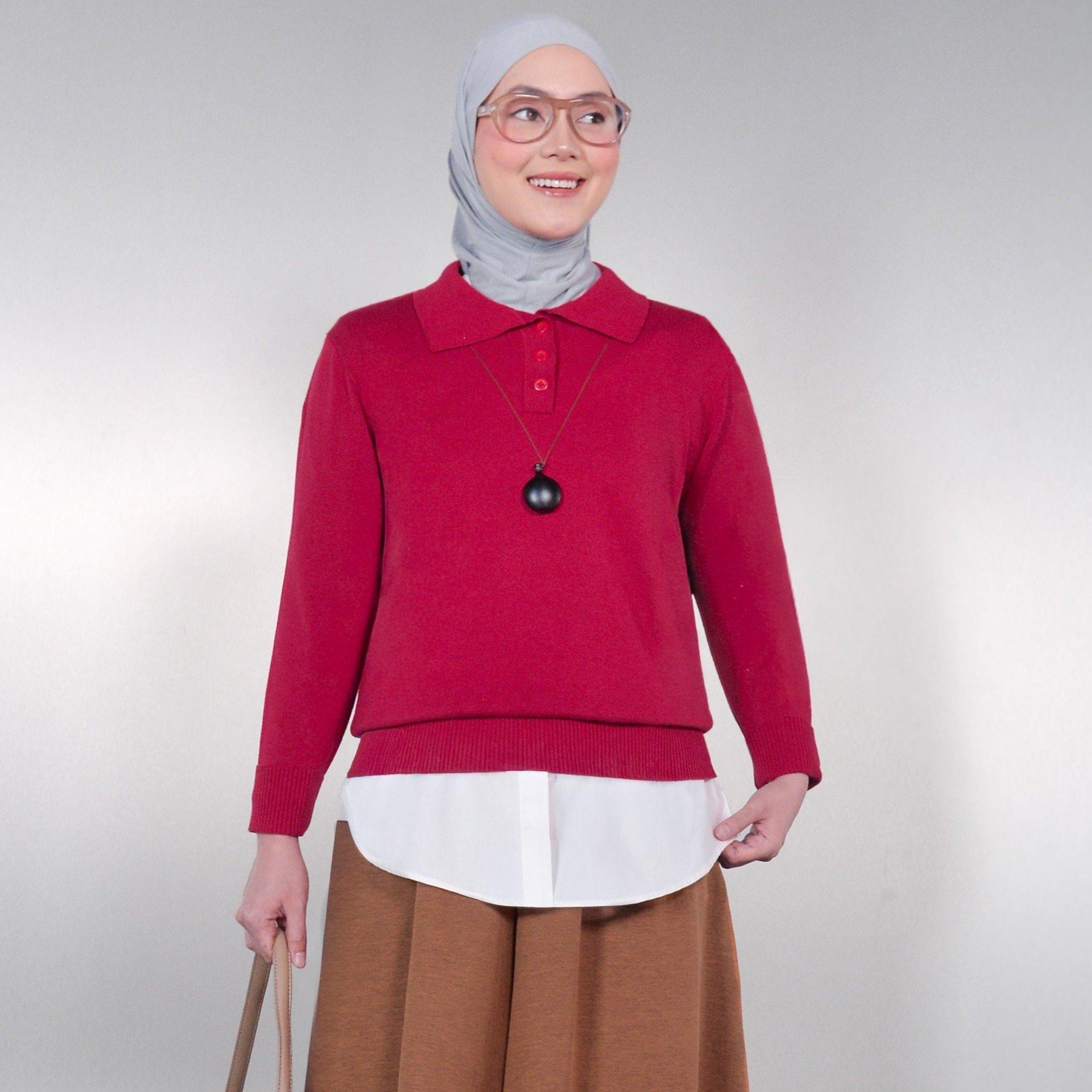 Leya Knit RedCherry