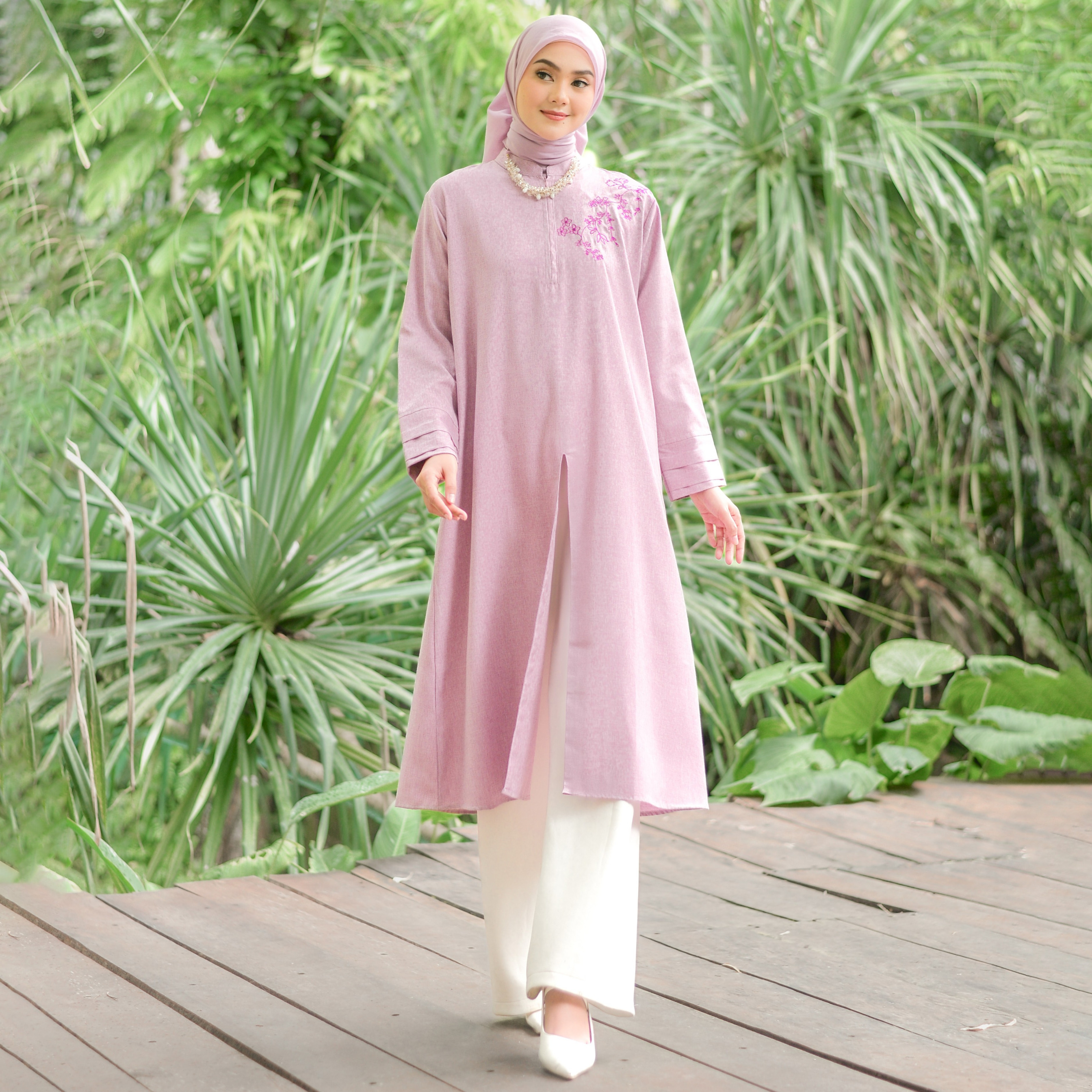 Madina Slit Tunik Bloom