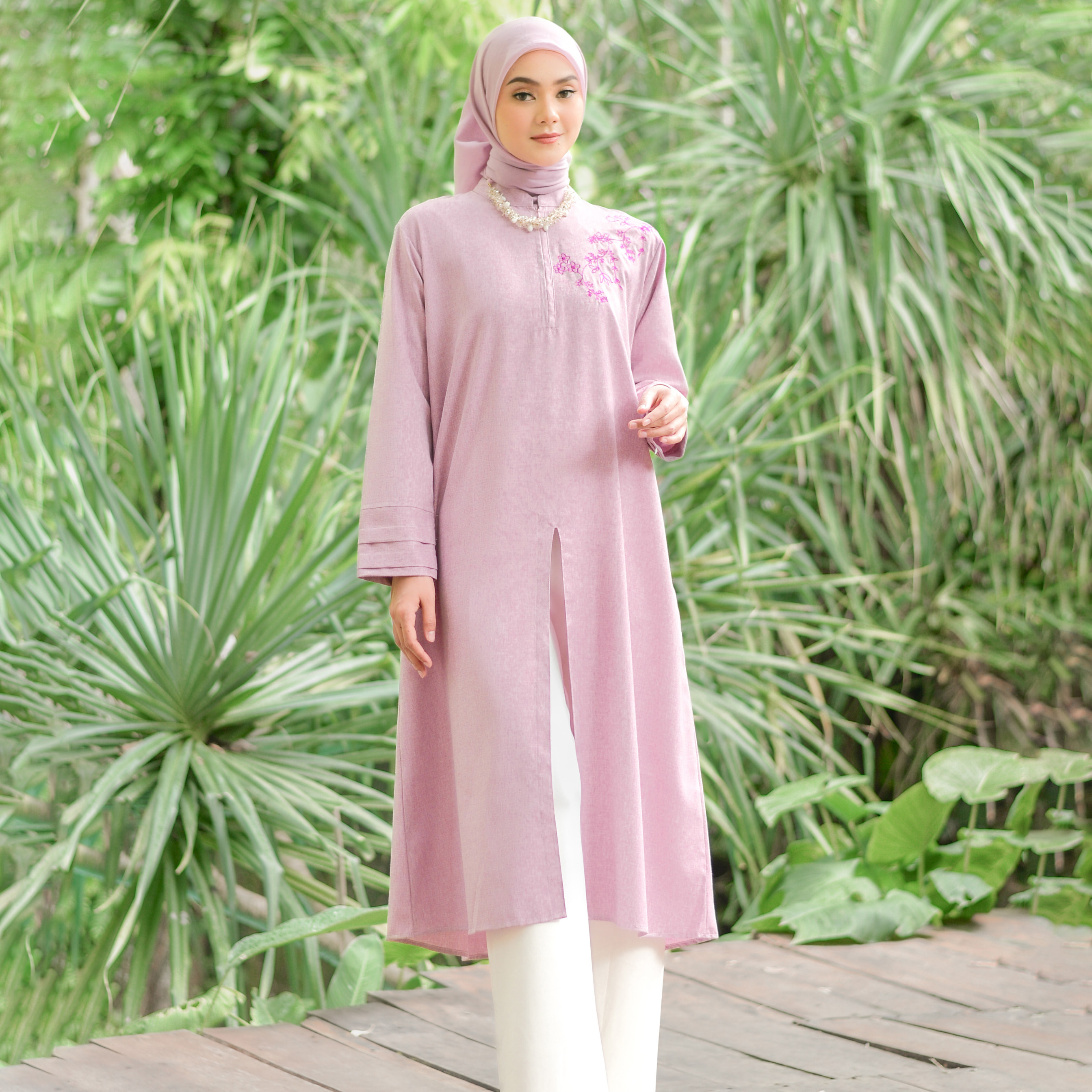 Madina Slit Tunik Bloom