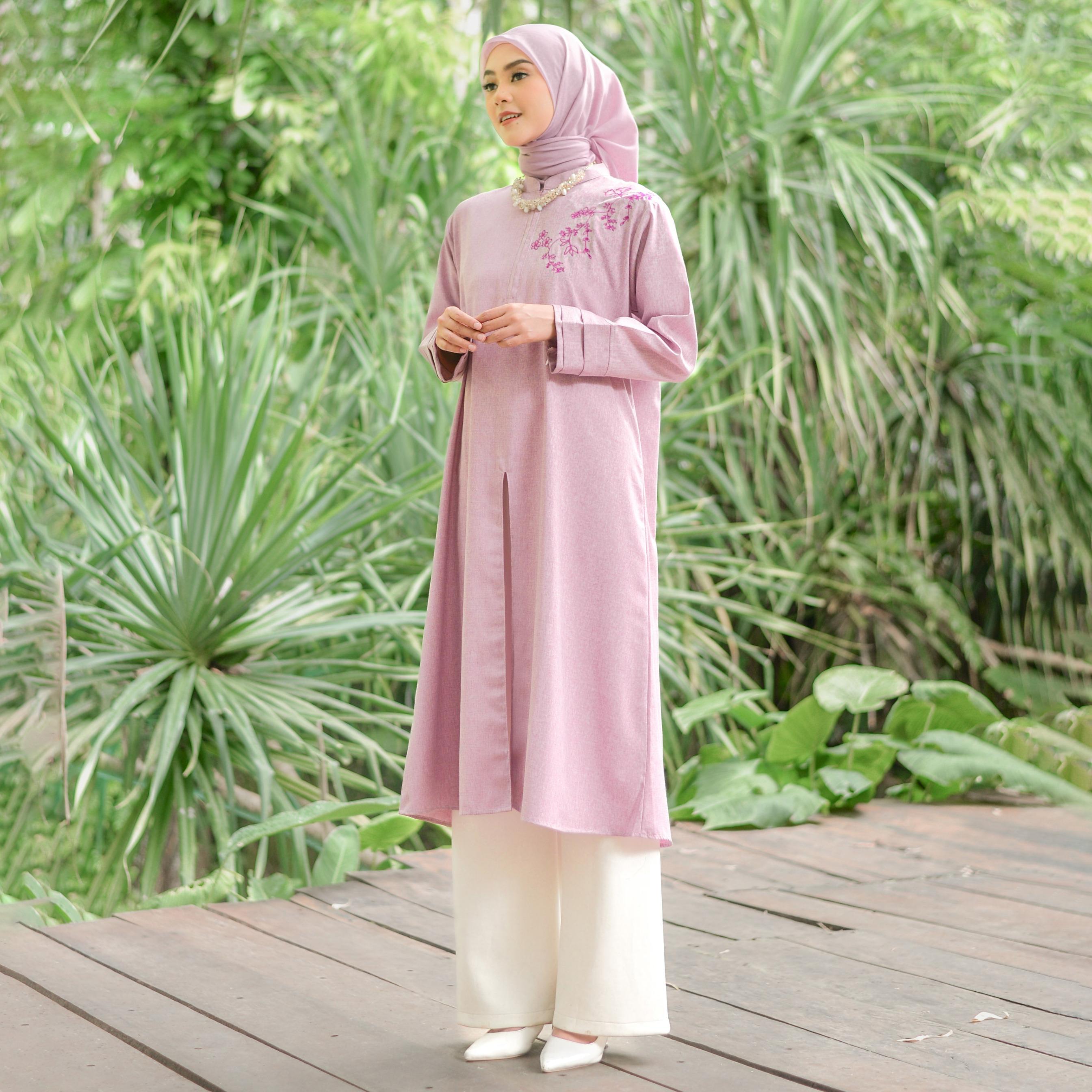 Madina Slit Tunik Bloom