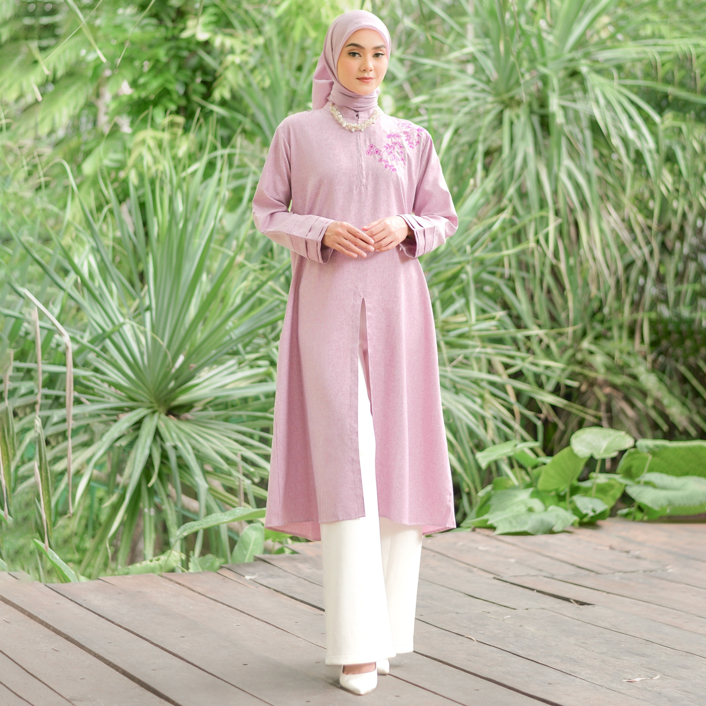 Madina Slit Tunik Bloom