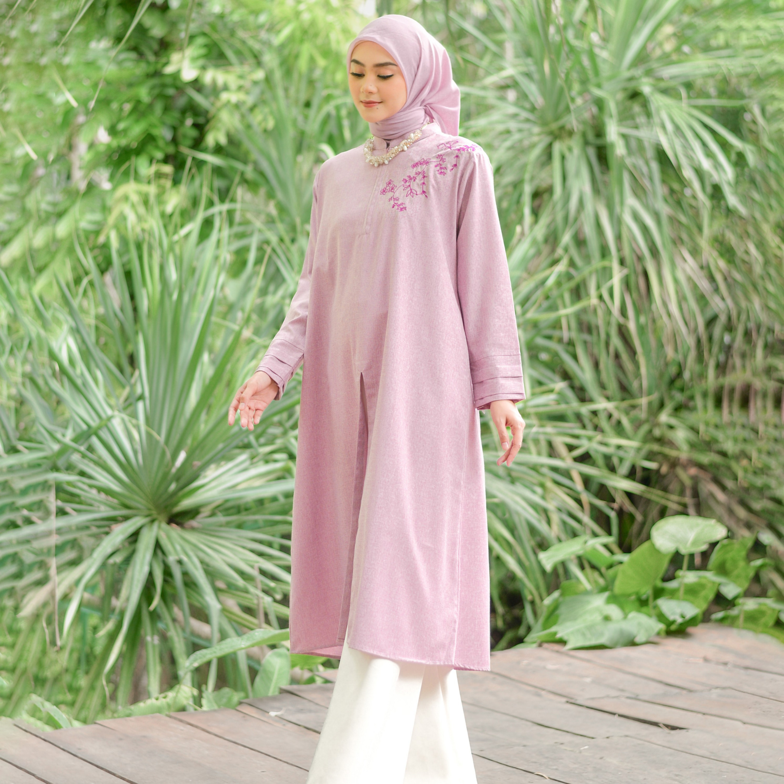 Madina Slit Tunik Bloom