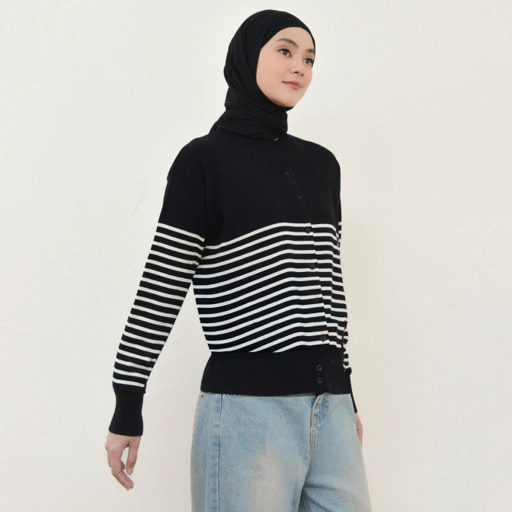 Image of Mika Stripe Knit Mono