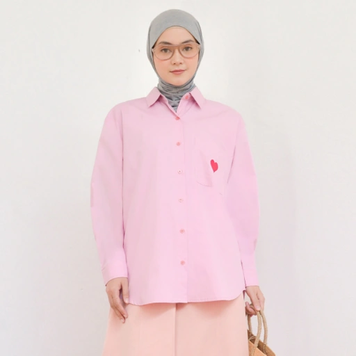 Image of Muthia Shirt HeartPink