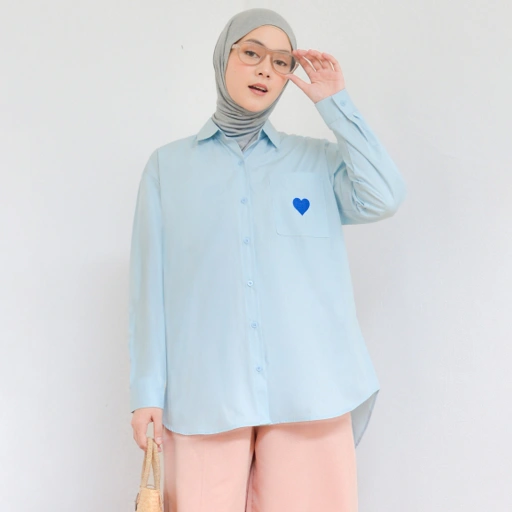 Image of Muthia Shirt NowBlue