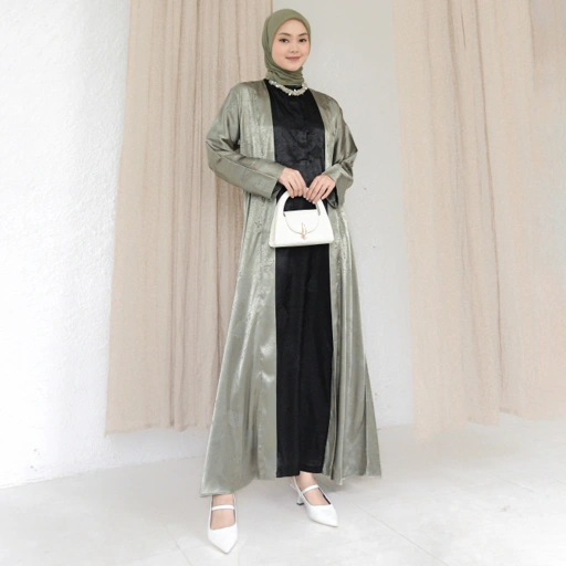 Image of Abaya Plain Moss