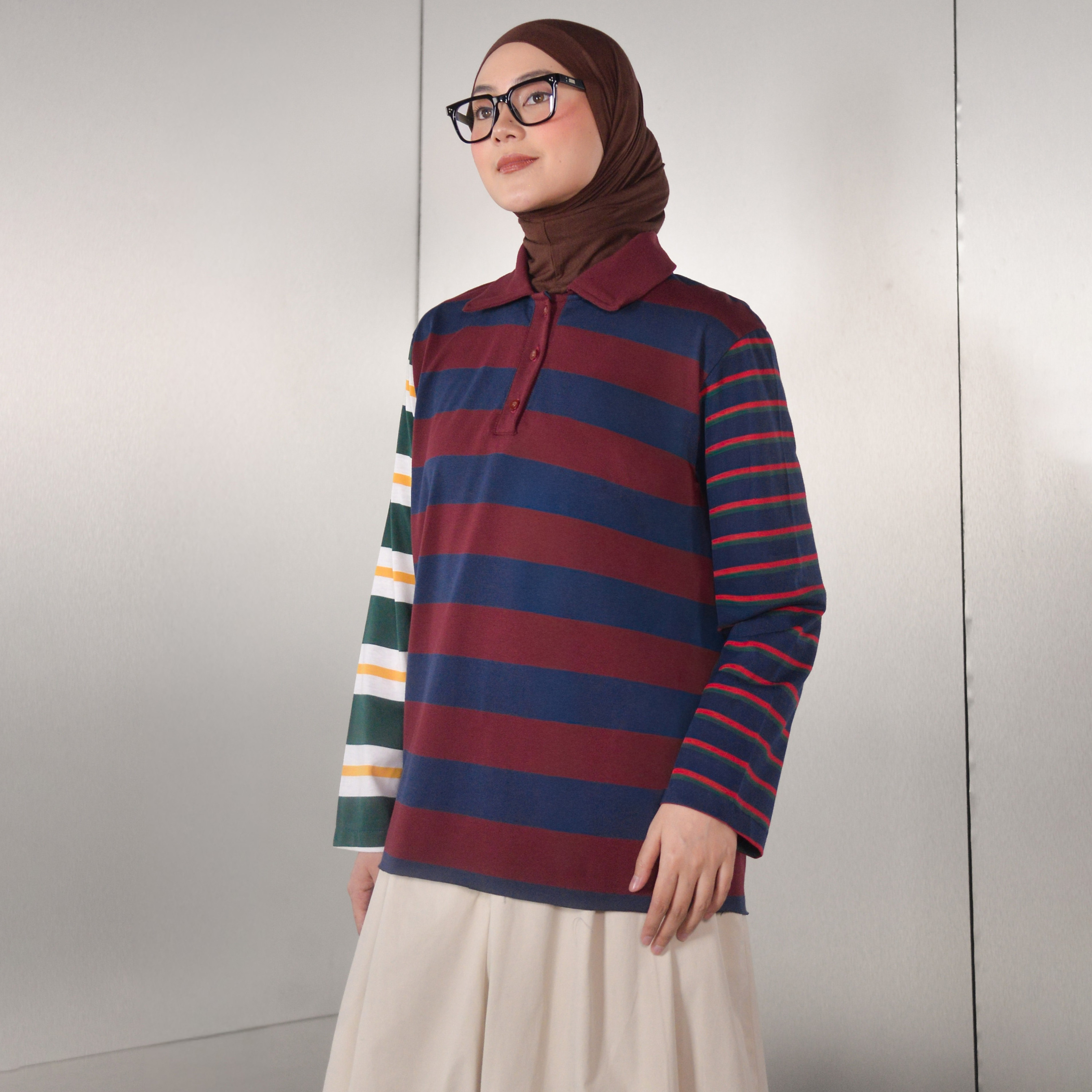 Polo Mix Tshirt BlueBerry