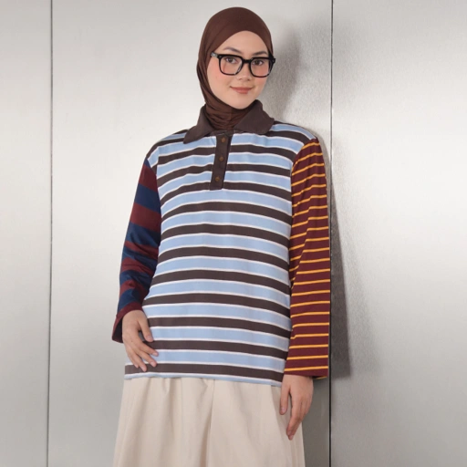 Polo Mix Tshirt WinterBrown