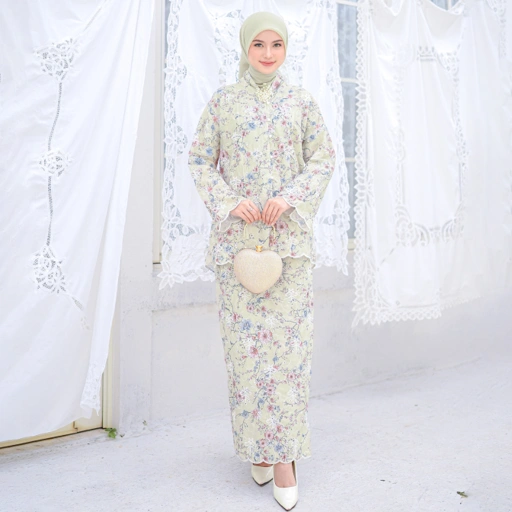 Image of Qiana Set Floral Aloe