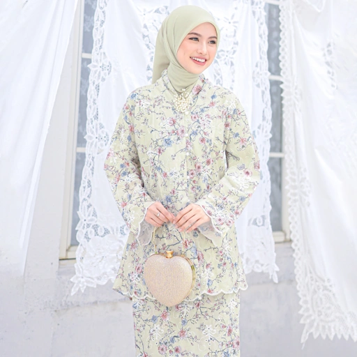 Image of Qiana Set Floral Aloe