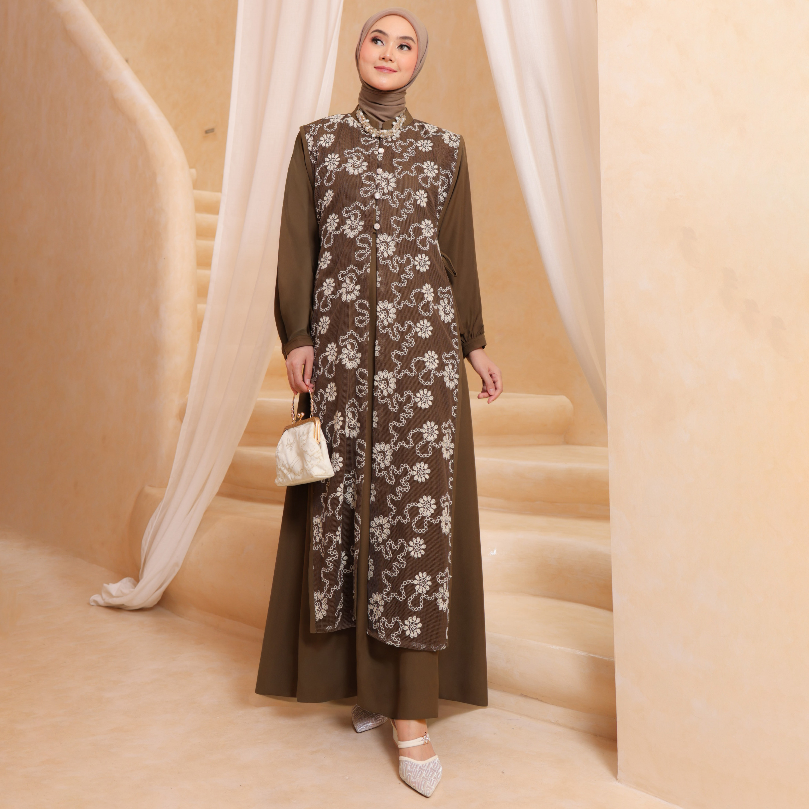 Raihana Outer Dress Chicory