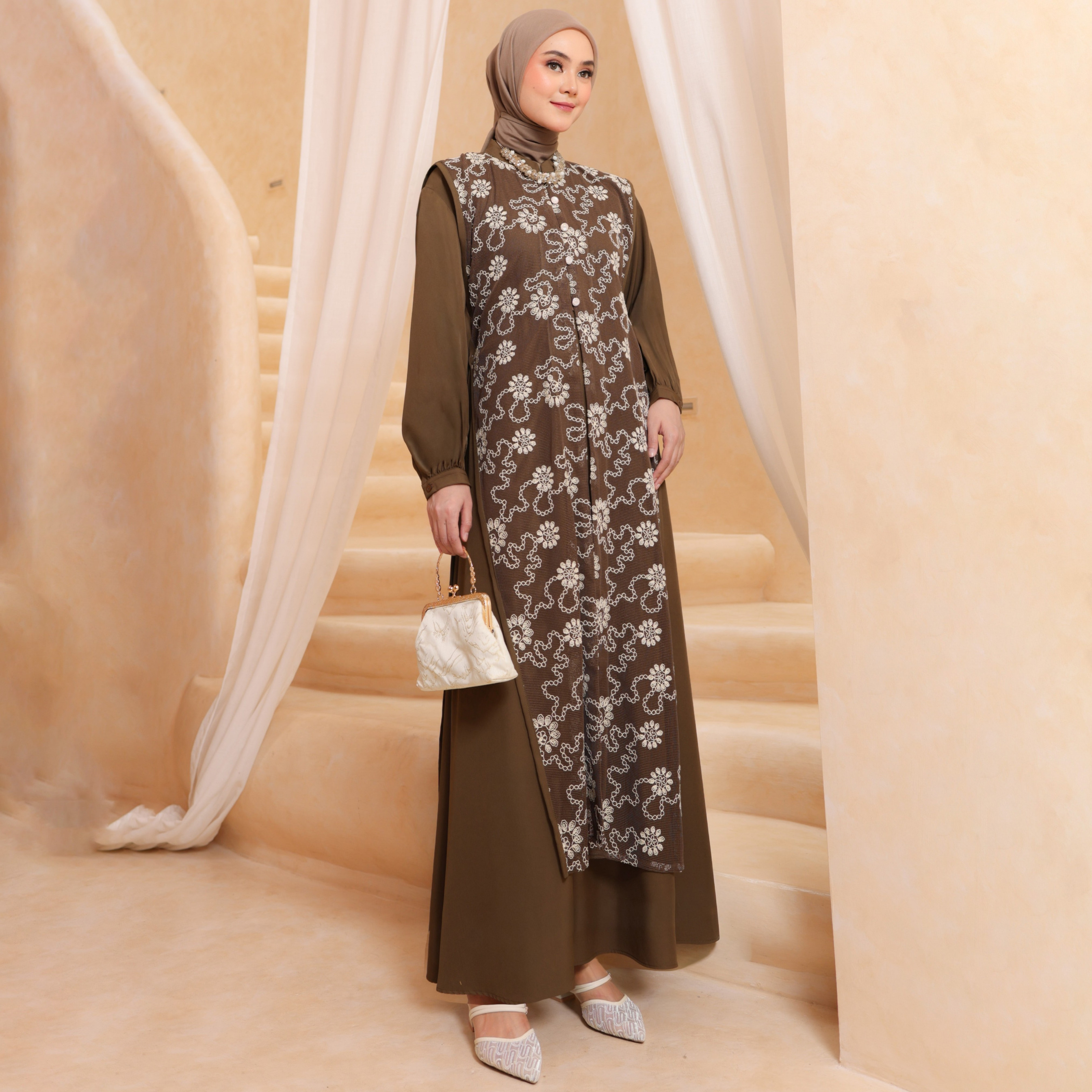 Raihana Outer Dress Chicory