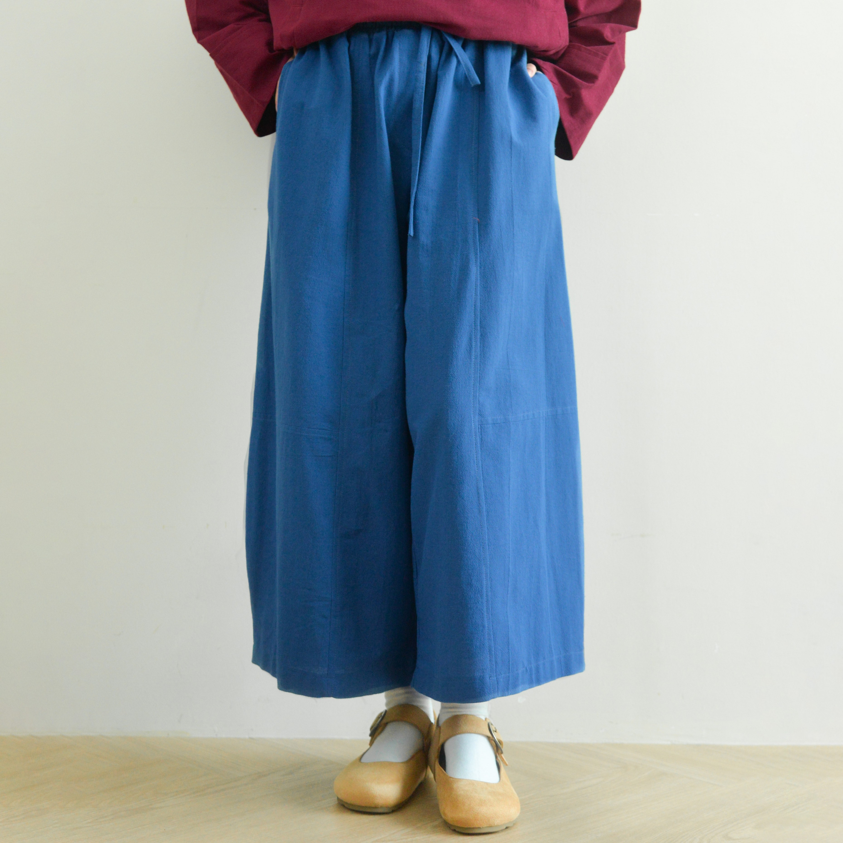 Relax Baggy Pants CobaltBlue