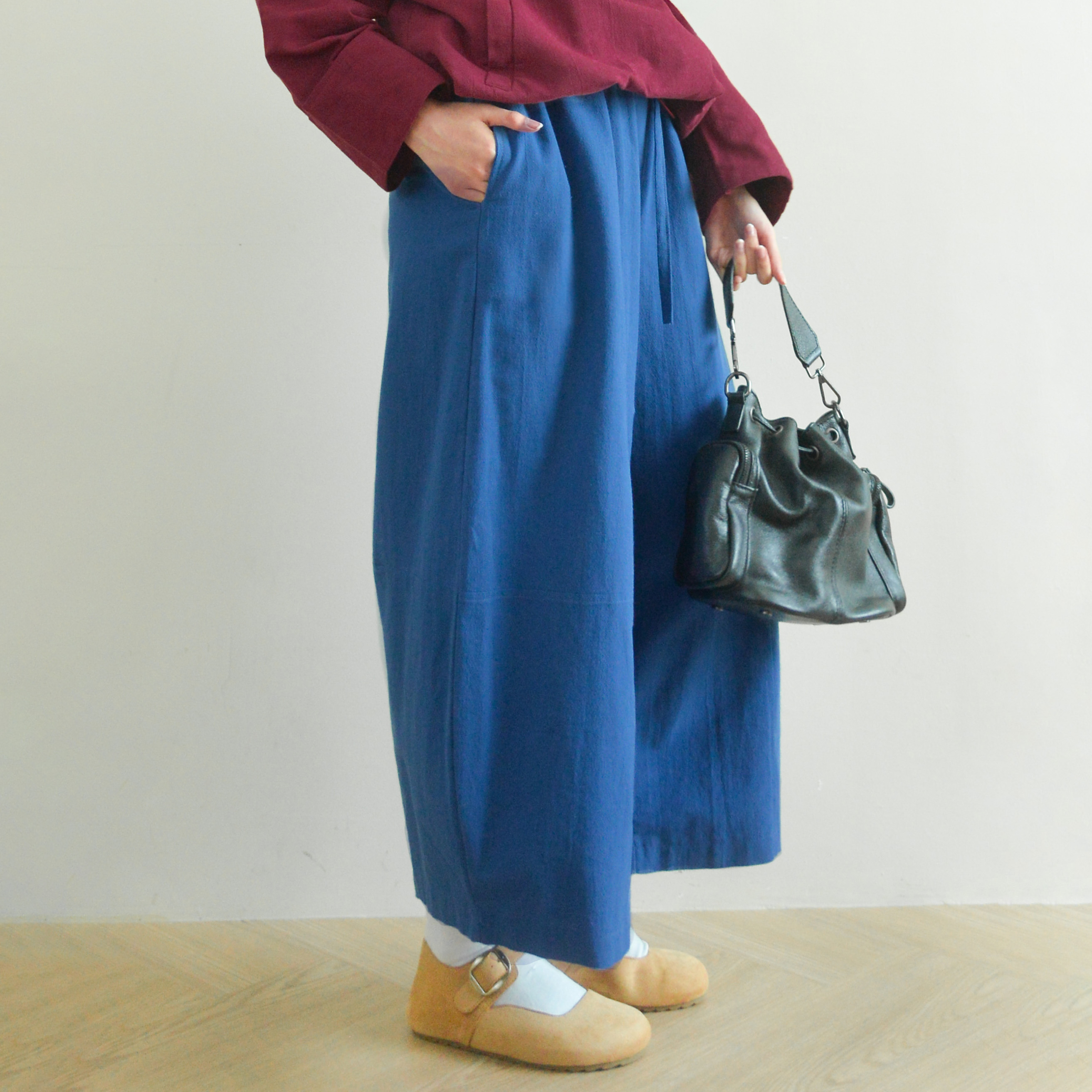 Relax Baggy Pants CobaltBlue