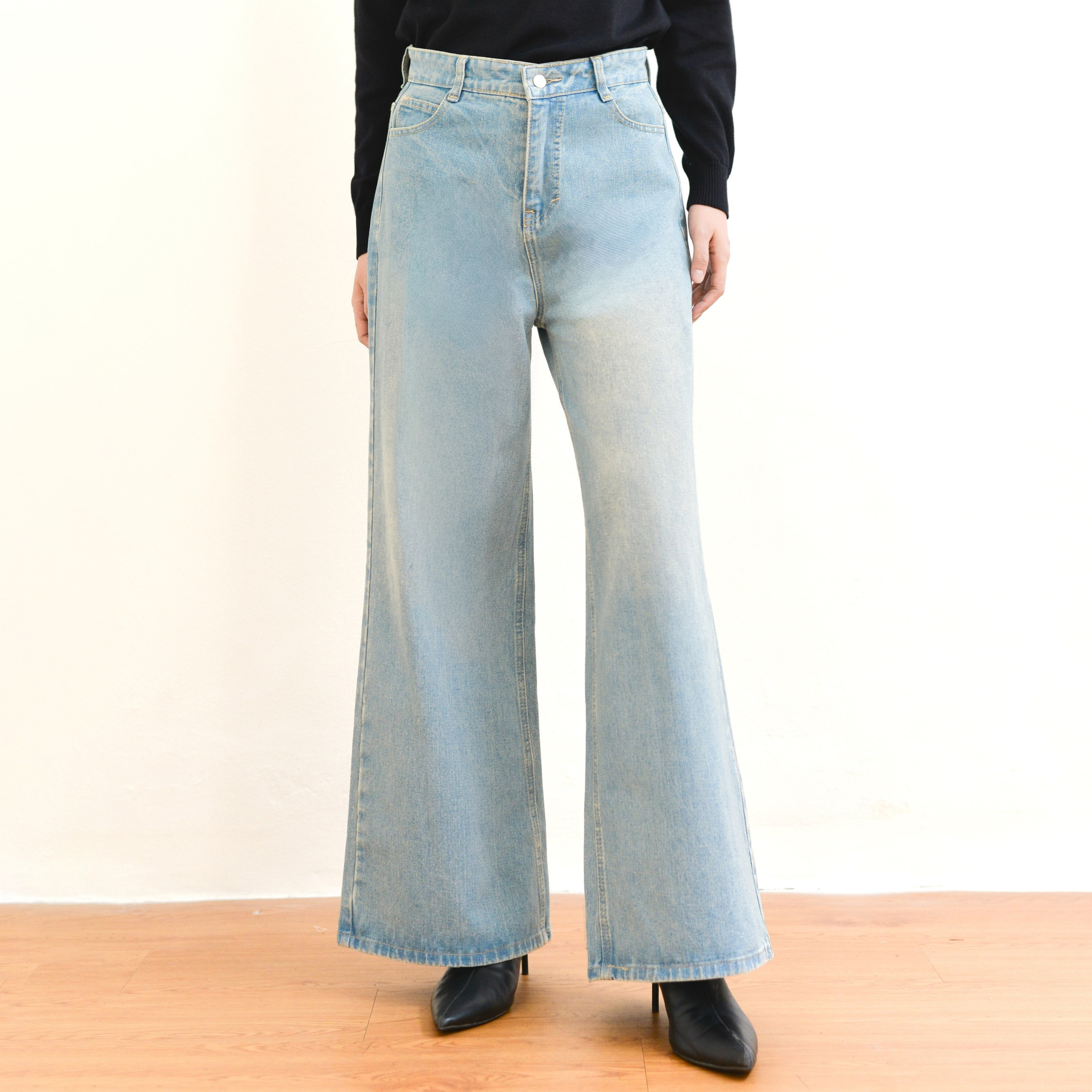 Retro Loose Jeans Blue