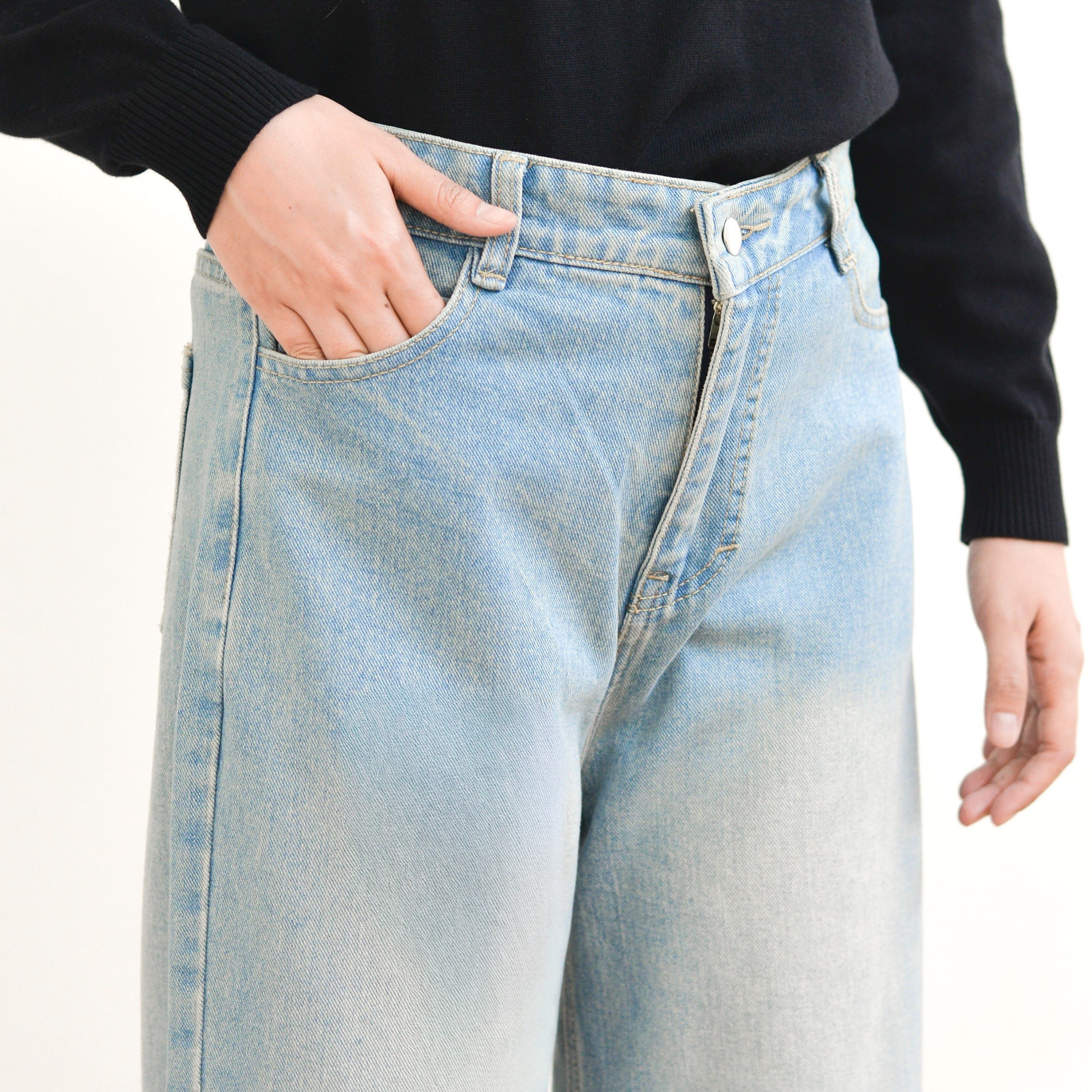 Retro Loose Jeans Blue