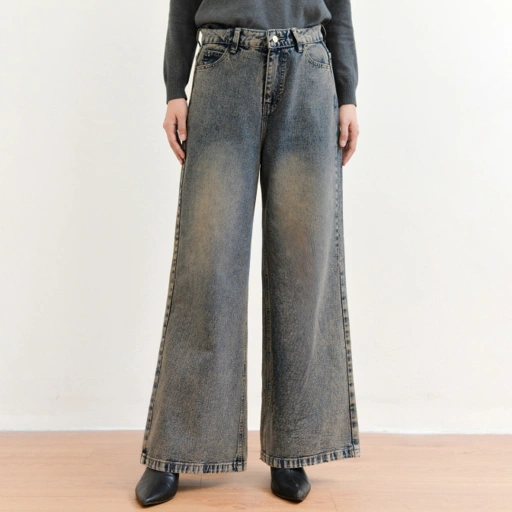 Image of Retro Loose Jeans Dark