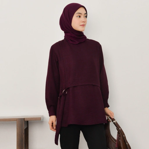 Image of Ring Blouse RubyRed