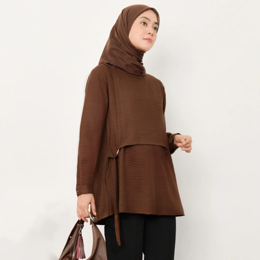 Image of Ring Blouse Toffee